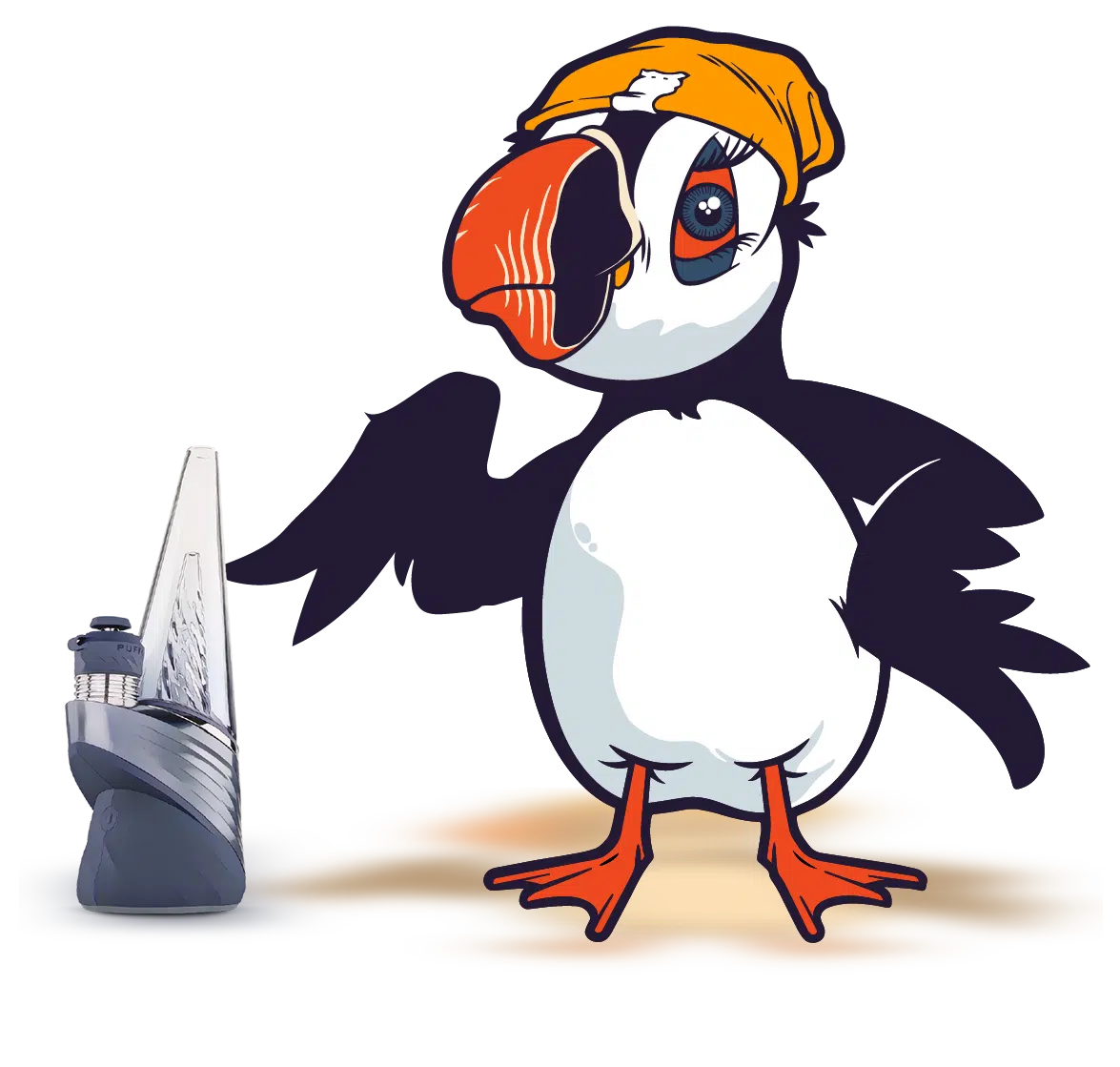 Piper Puffin Pointing Down