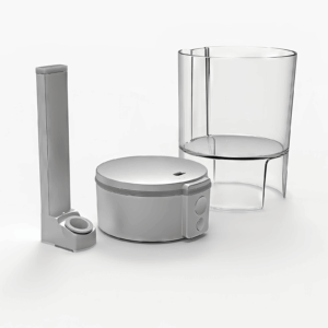 Tafée Bowle Series II main image displaying the 300ml glassware, the Bowle Puck, and the Standard Stem