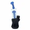 Toxic Glass 8 arm Tree Perc CARTA Glass Top - Blue
