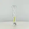 Glass Charlie Tinymight Standard Cooling Stem Crimped Lime Drop