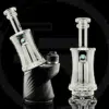 Iridescent Glass Clear Encased Opal Puffco Peak Attachment