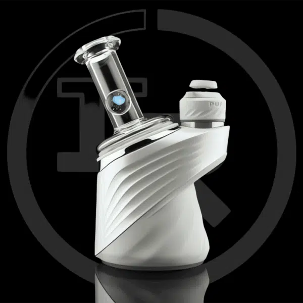 Iridescent Glass Opal Dry Peak Attachment Assembled