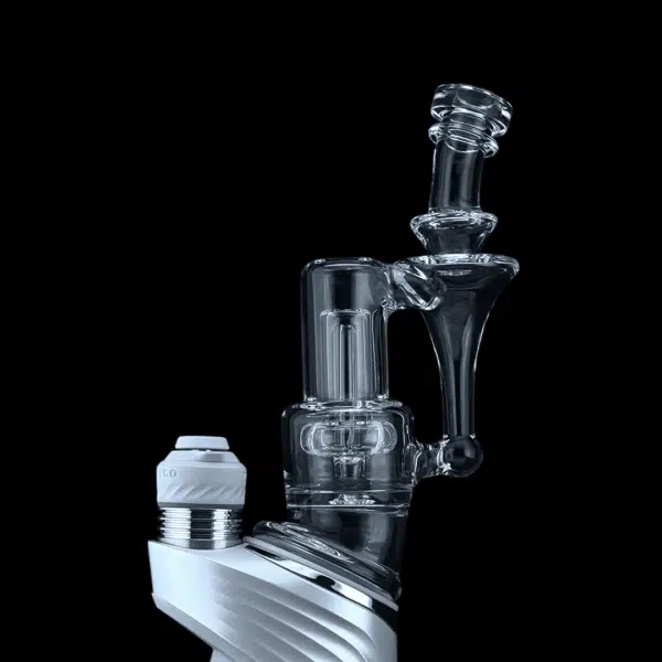 Iridescent Glass Mini RBR Puffco Peak Attachment