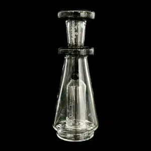 Puffco Peak Topper - Triple Accent Cone - by Tokr Glass - Charcoal