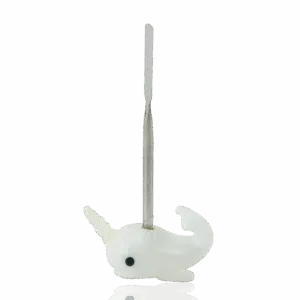 Empire Glassworks Radioactive Narwhal dabber