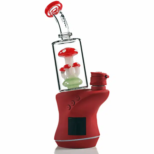 toxic glass mushroom red