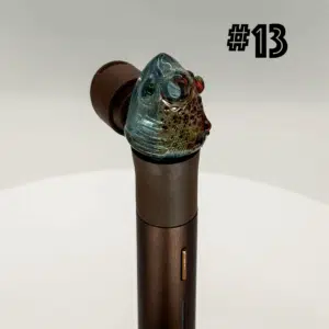 Sweers Glass Pivot Top Rare Shark Head Blood 13