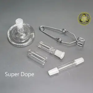TRWW Megacicle Super Dope Kit with Quartz Heater, Bowl, Adapter, Super Dope Large Stand, and Tongs