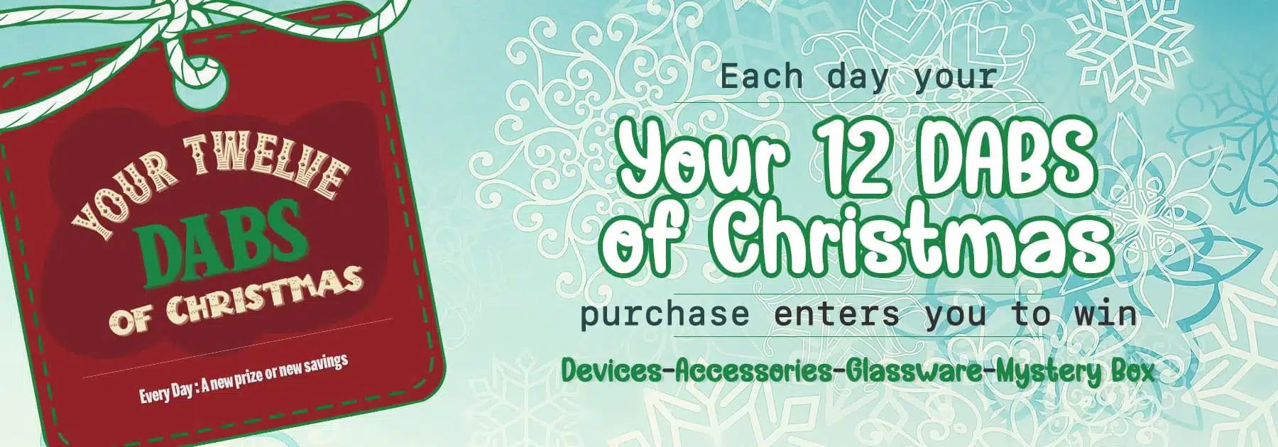 Your 12 Dabs of Christmas!