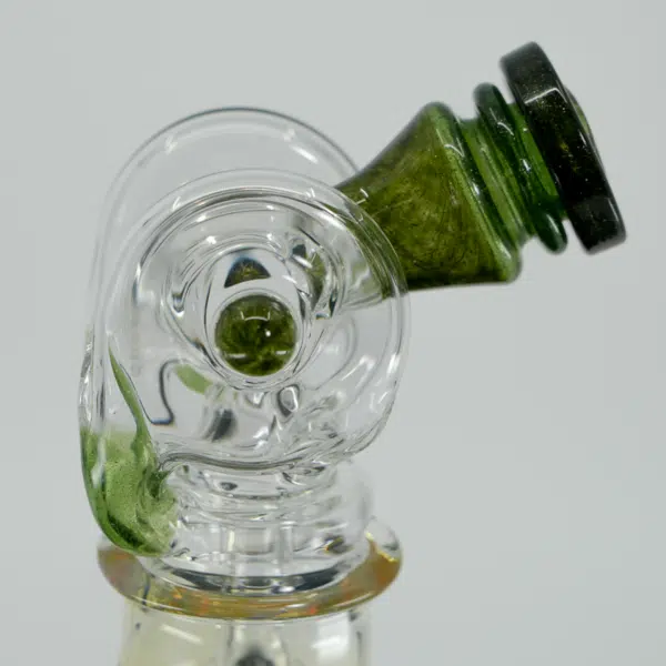 Ery Glass Switch Go Double Disc Torus Argent Green Macro 1