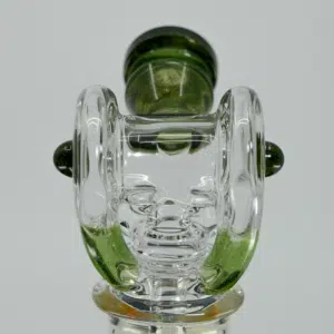 Ery Glass Switch Go Double Disk Torus Argent Green Macro 2