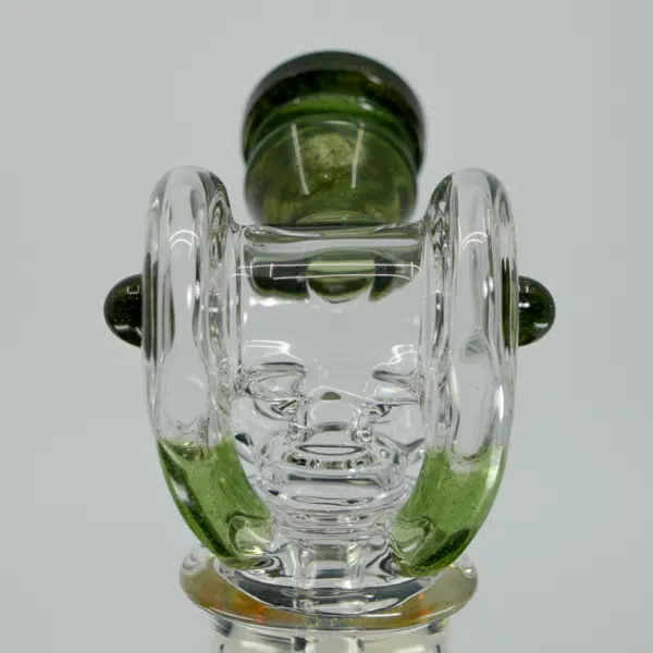Ery Glass Switch Go Double Disk Torus Argent Green Macro 2